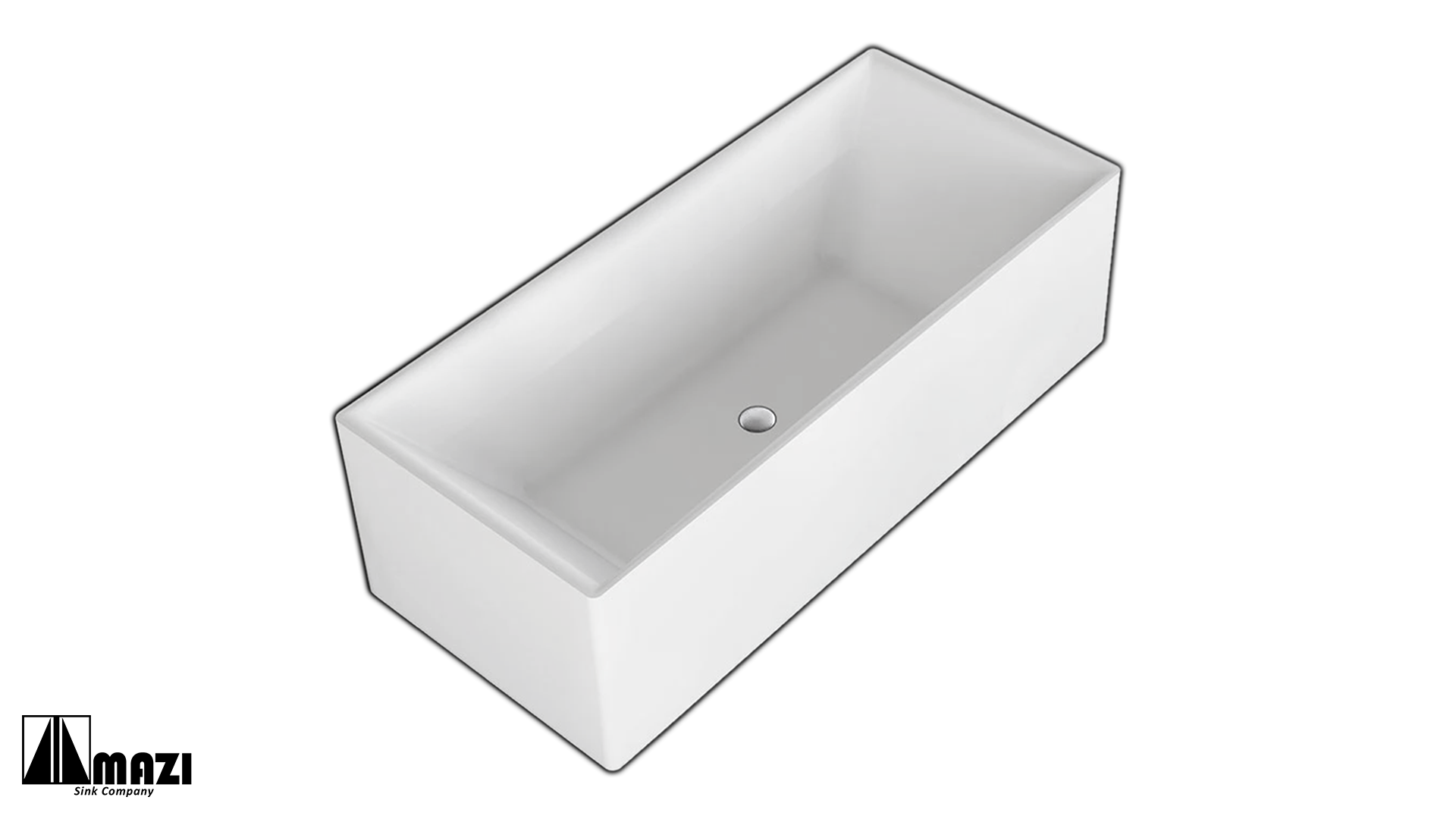 ZeroSink Freestanding Acrylic Soaking Tub XA-065 - Premium Gallery View