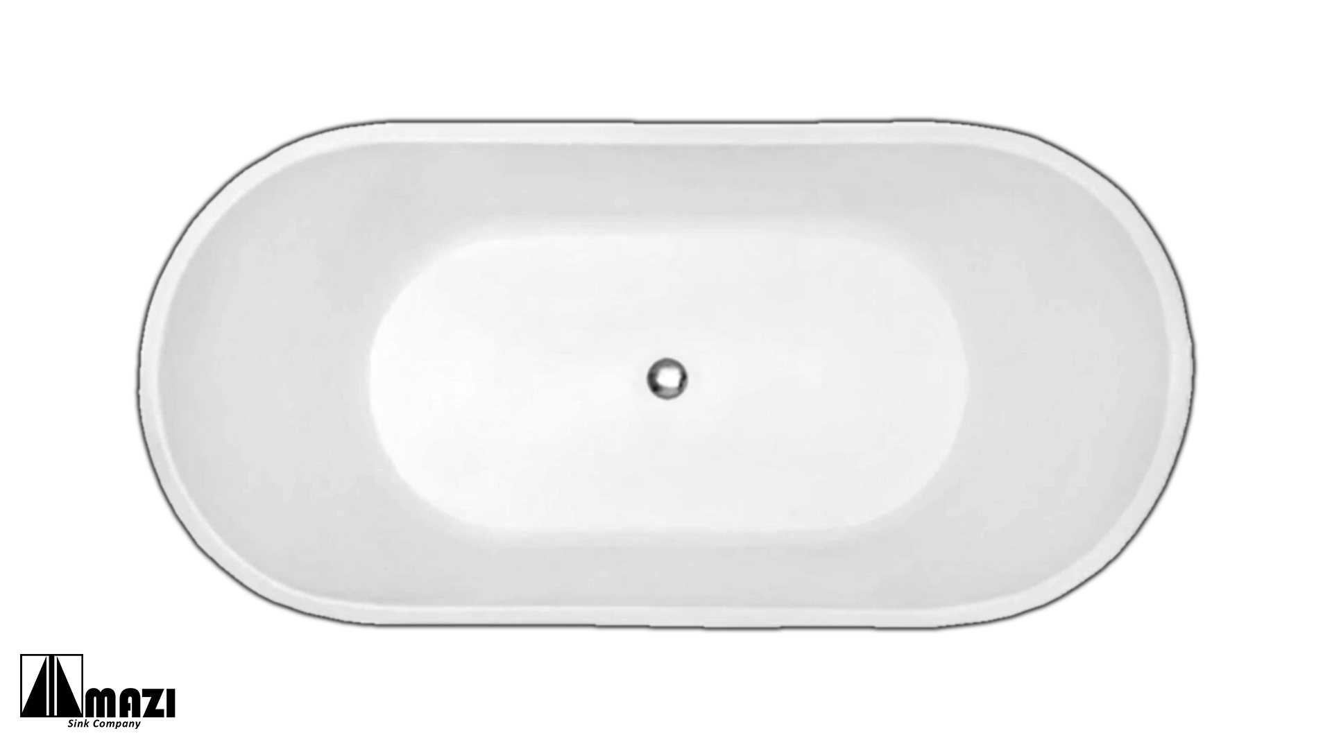 ZeroSink Freestanding Acrylic Soaking Tub XA-125 - Premium Gallery View