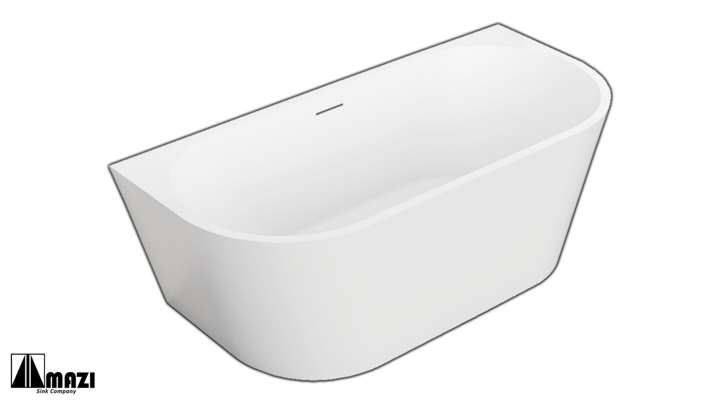 ZeroSink Freestanding Acrylic Soaking Tub XA-191 - Premium Gallery View