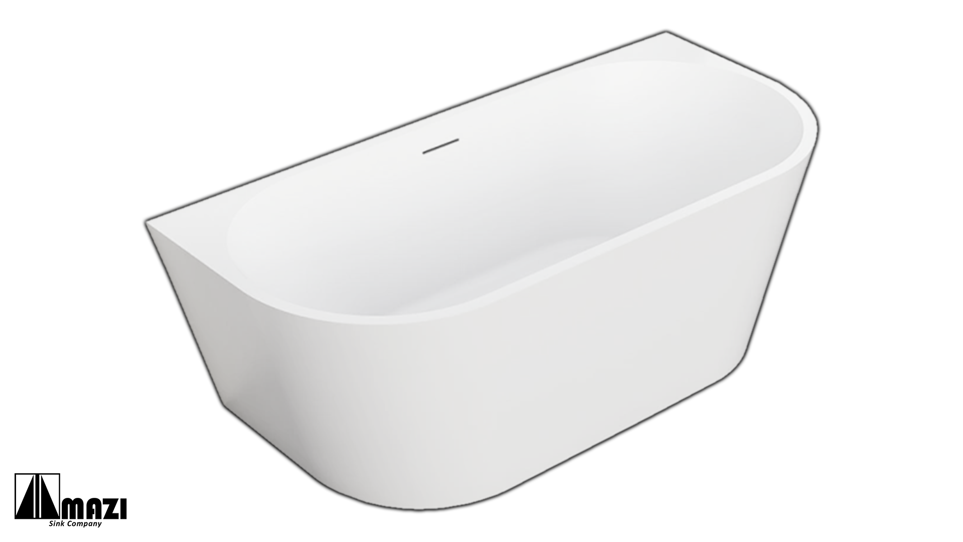 ZeroSink Freestanding Acrylic Soaking Tub XA-191 - Premium Gallery View