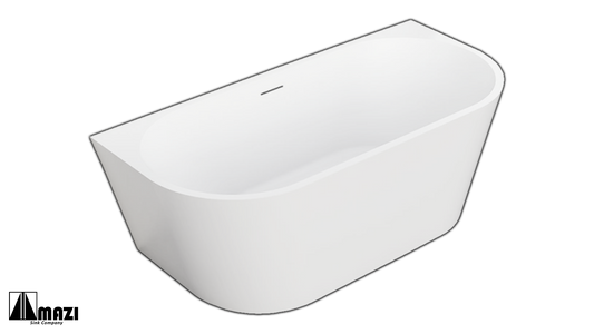 ZeroSink Freestanding Acrylic Soaking Tub XA-191 - Premium Gallery View