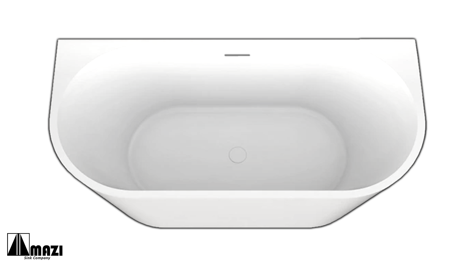 ZeroSink Freestanding Acrylic Soaking Tub XA-191 - Premium Gallery View