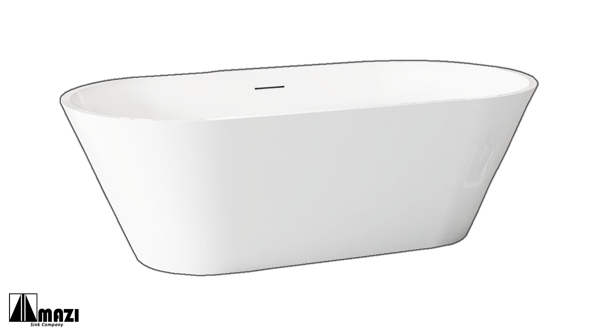 ZeroSink Freestanding Acrylic Soaking Tub XA-211 - Premium Gallery View