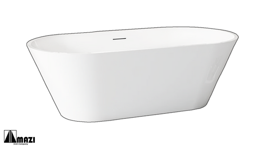 ZeroSink Freestanding Acrylic Soaking Tub XA-211 - Premium Gallery View