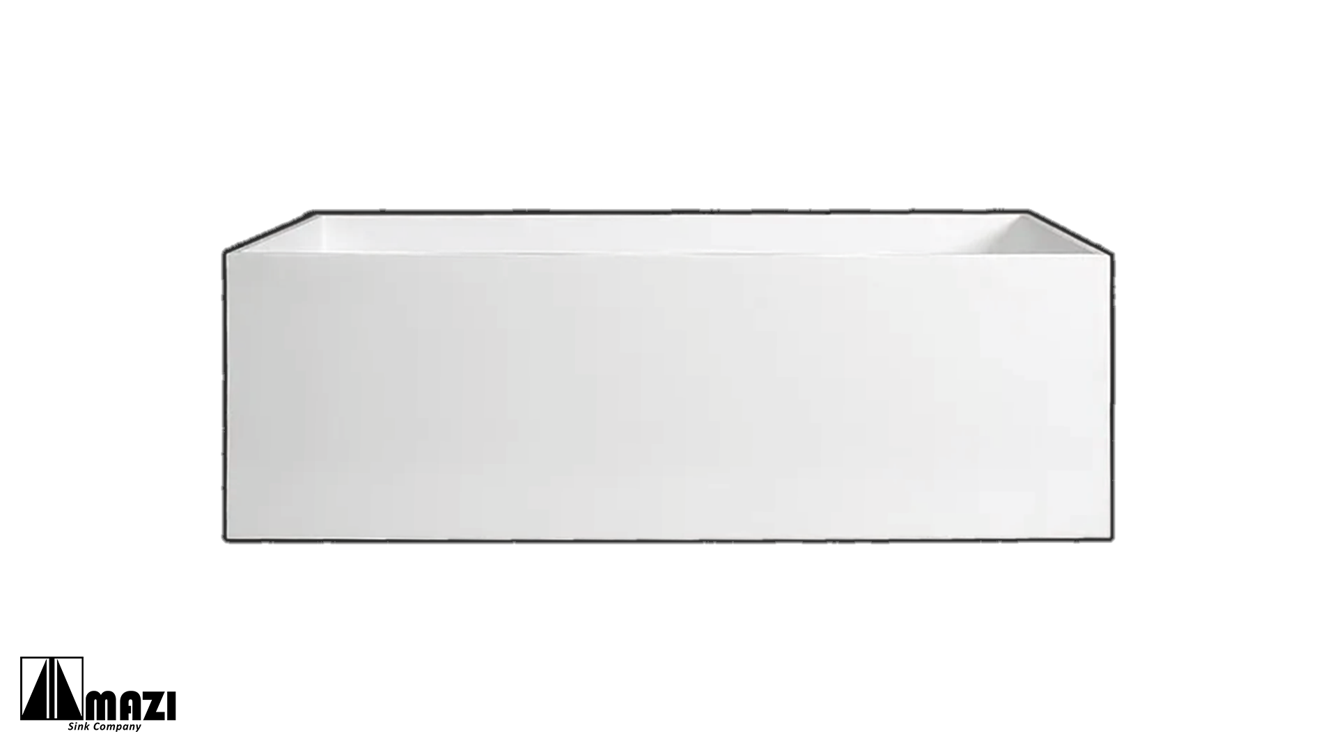 ZeroSink Freestanding Solid Surface Soaking Tub HX-8872 - Premium Gallery View