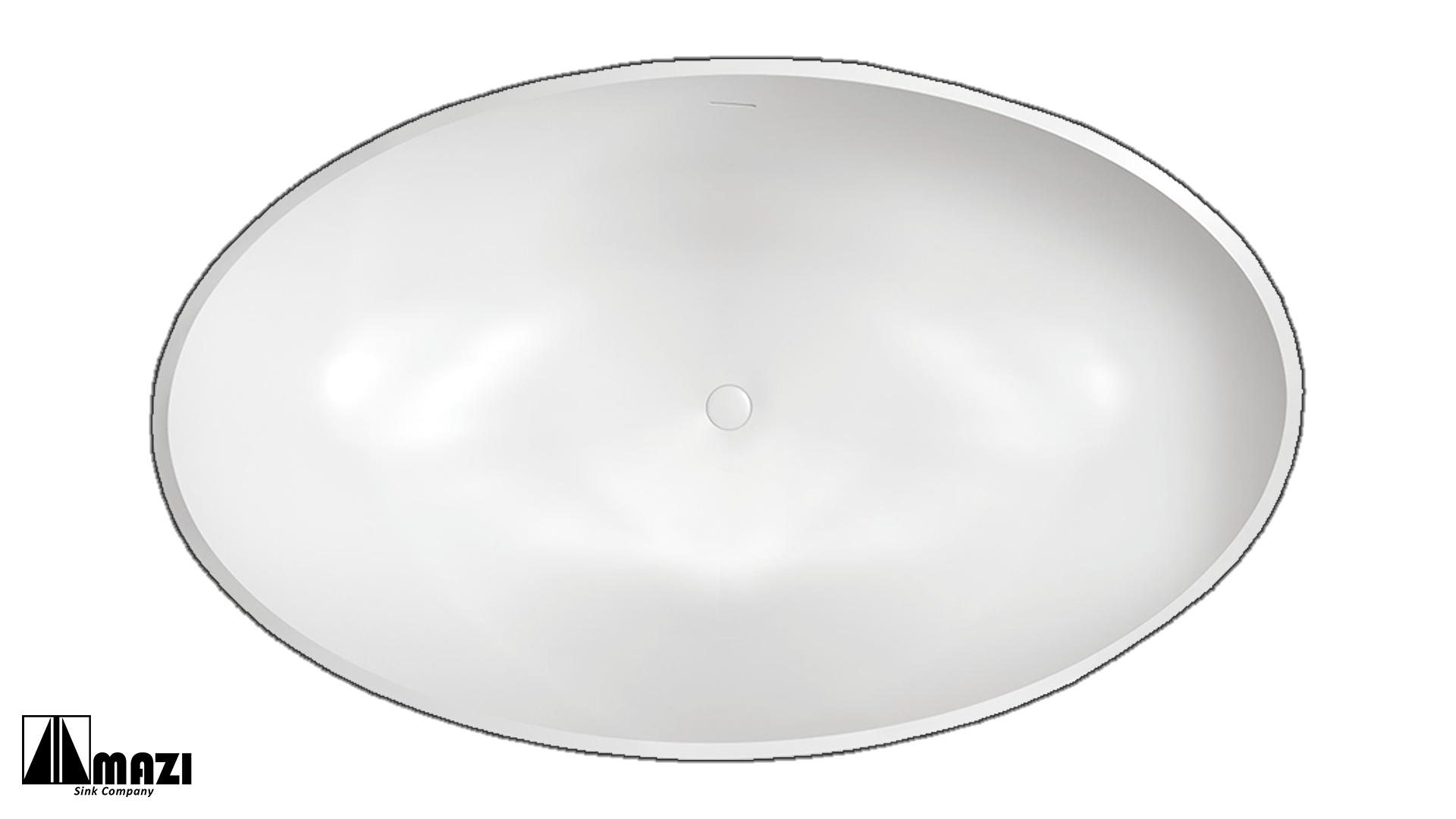 ZeroSink Freestanding Solid Surface Soaking Tub XA-8819 - Premium Gallery View