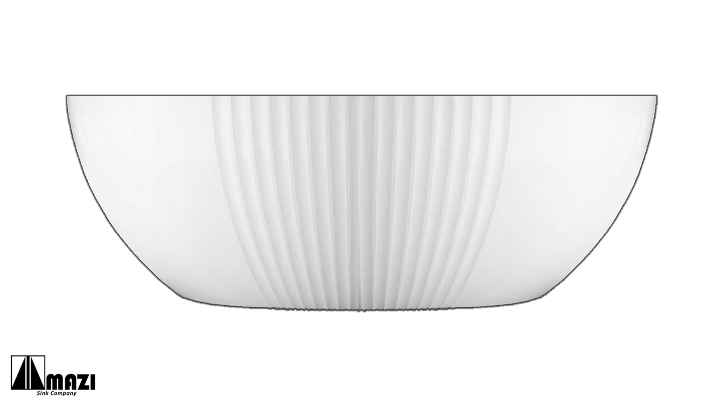 ZeroSink Freestanding Acrylic Soaking Tub XY-5007 - Premium Gallery View