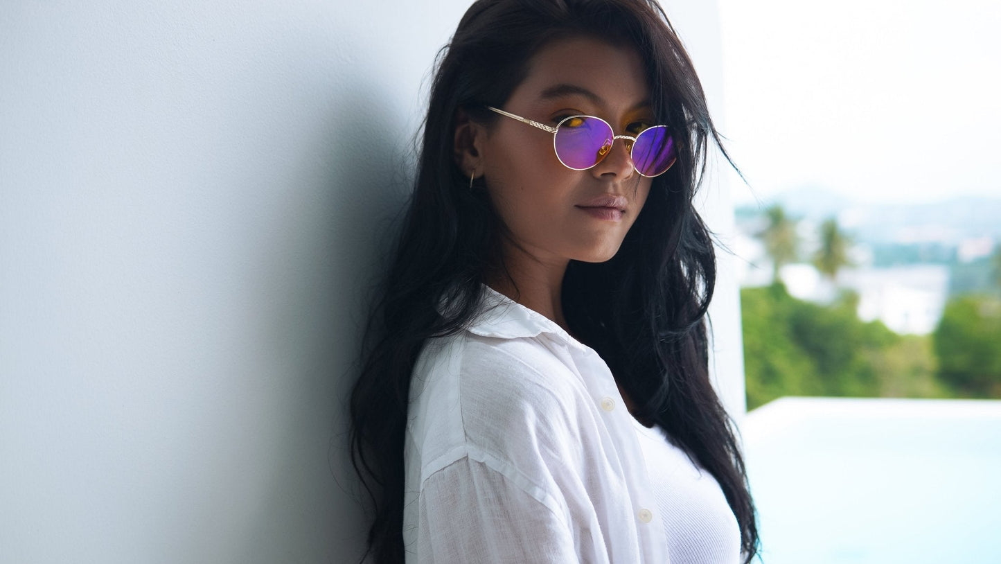 ZeroSink Athena 24K Gold Plated Blue Light Blocking Glasses - Premium Gallery View