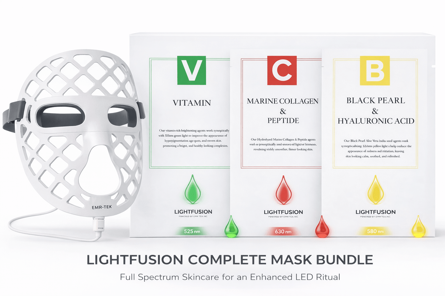 ZeroSink Eterno Mask & Light Fusion Sheet Mask Bundle - Premium Gallery View