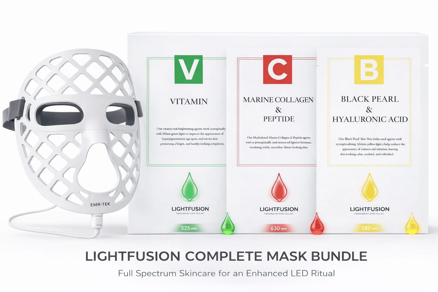 ZeroSink Eterno Mask & Light Fusion Sheet Mask Bundle - Premium Gallery View