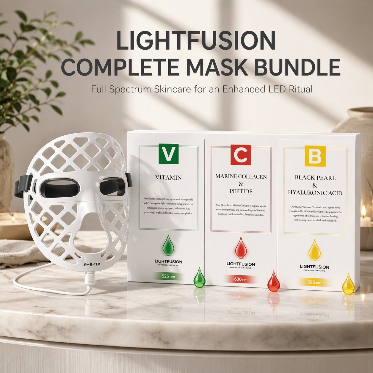 ZeroSink Eterno Mask & Light Fusion Sheet Mask Bundle - Premium Gallery View